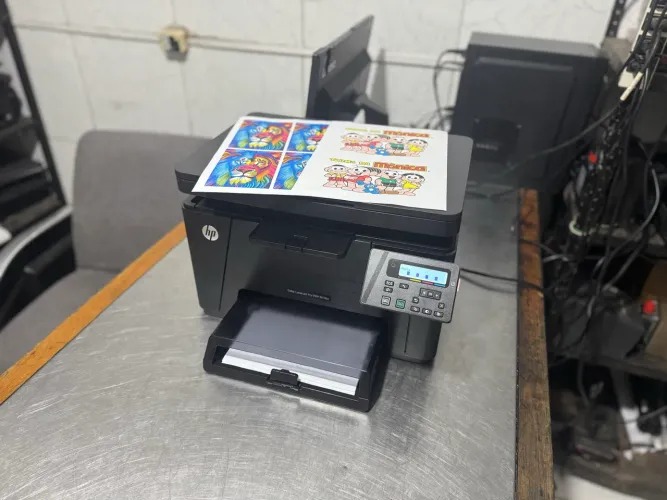 Impressora Hp laser colorida M176n Seminova ideal para transfer 