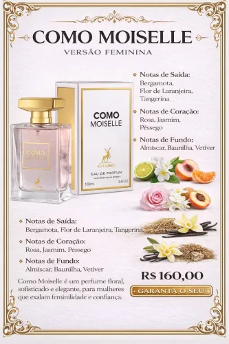 Perfume árabe como moiselle