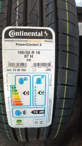 Pneu 195/55R16 87H continental