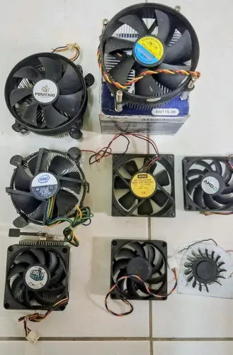 Cooler para PCs(VÁRIOS)Venda todo lote