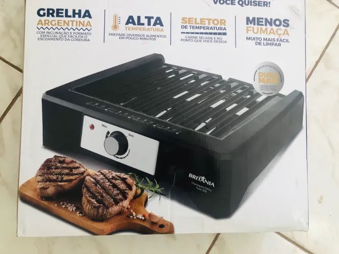 Churrasqueira elétrica modo parrilha Argentina