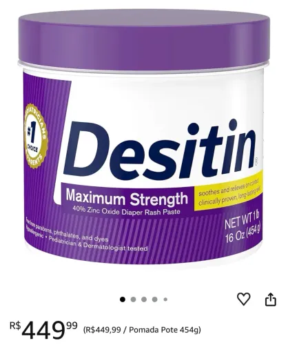 Pomada DESITIN ROXA 454g