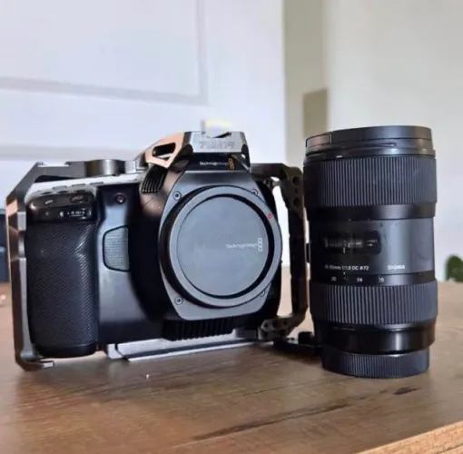 Black Magic 6k PRO + Lente Sigma 18-35