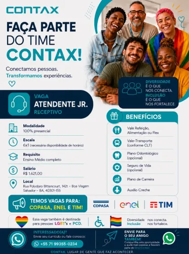 Operador de telemarketing - Contax *