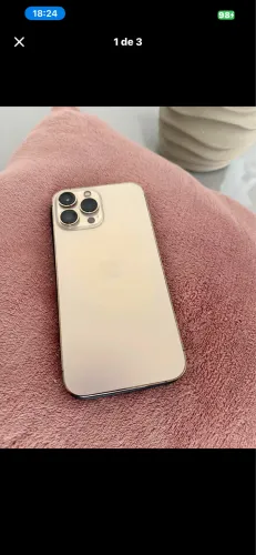 iPhone 13 Pro Max 128gb dourado nunca aberto todo original