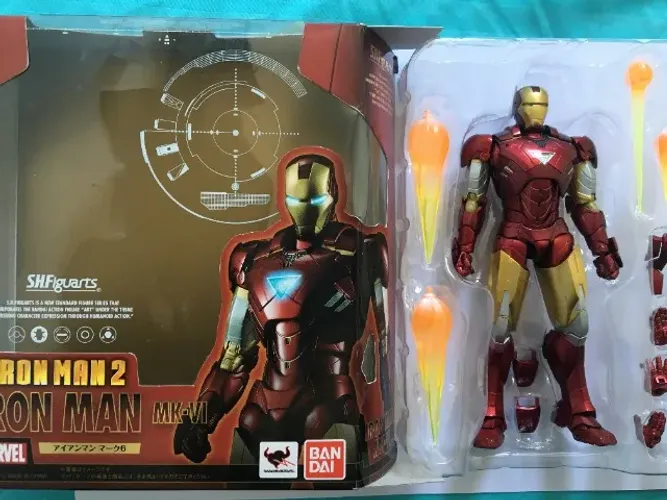 Iron Man 2 Mark Vi Versão 1.0 Sh Figuarts