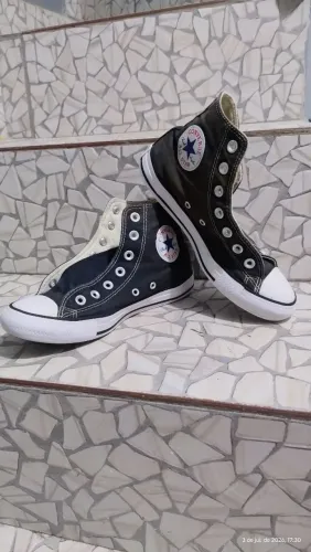 Tênis All Star Converse Cano Alto Preto Original Tam 36 -