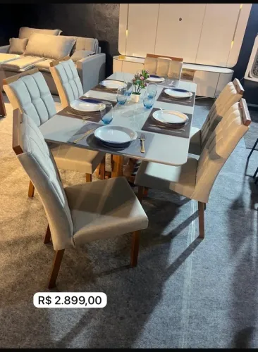 Mesa 6 cadeira