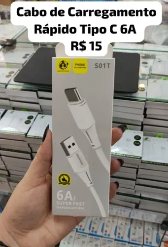 Cabo Tipo C 6A R$ 15