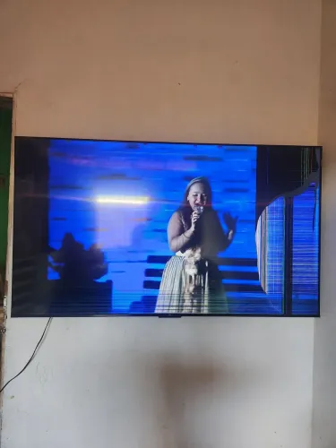 Televisão 65 polegadas para retirada de peças.