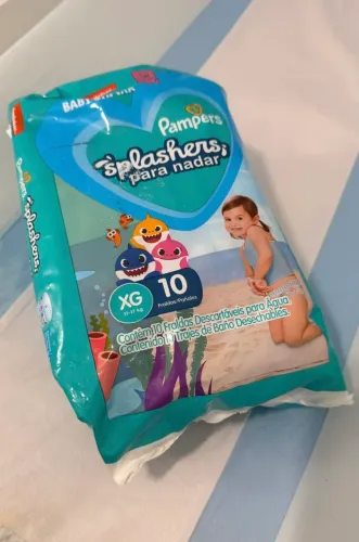 Fralda piscina Pampers XG (patê fechado) 