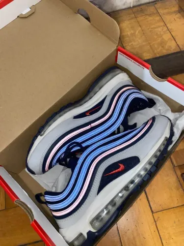 Tênis Nike Air Max 97 azul/vermelho