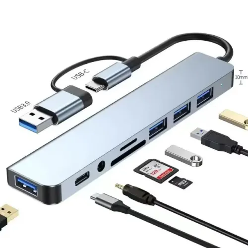 Hub USB Tipo-C MAC/ Windows (NOVO)