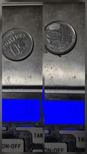 Moeda de 50 centavos ano 1994 ,disco trocado 