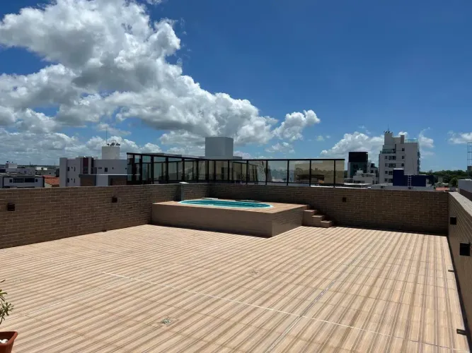 Cobertura Duplex Bessa C/197m² Sem Elevador, 3 Quartos, 1 Suíte, Varanda, Piscina, Espaço