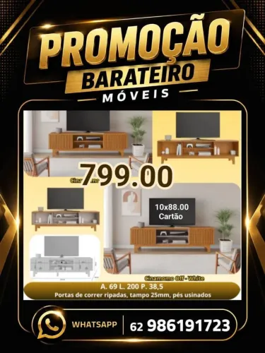 Rack para TV ripado