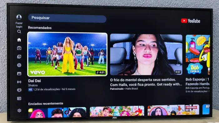 Smart TV AOC 43" LED Full HD + Entrega