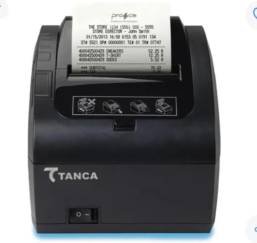 Impressora térmica não fiscal Tanca tp-550 200mm/s