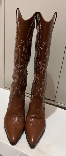 Bota country bulcari cano alto cappuccino