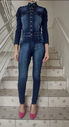 Vendo macacão jeans 
