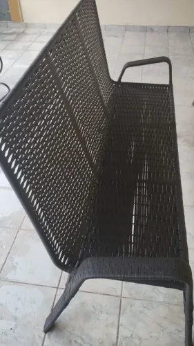 Conjunto namoradeira com mesinha