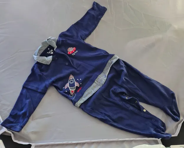 Lote bebê veste até 5 meses menino