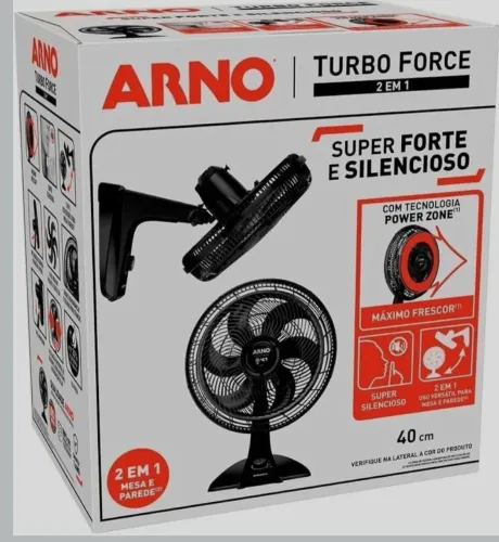 Ventilador Turbo Silence 40 cm R$300,00