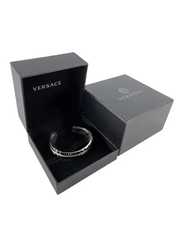 Bracelete Versace Tartan Prateado
