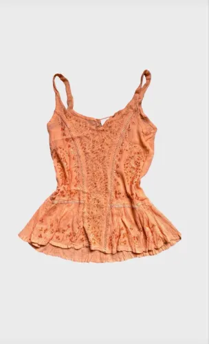 Bata salmão vintage 