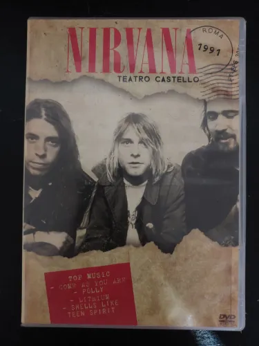 DVD Nirvana - Teatro Castello Roma 1991 - Original / Impecável<br>