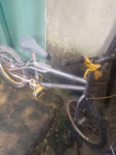 Bicicleta Cross cromada