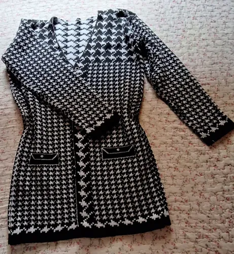 Casaco estilo Cardigan tricot