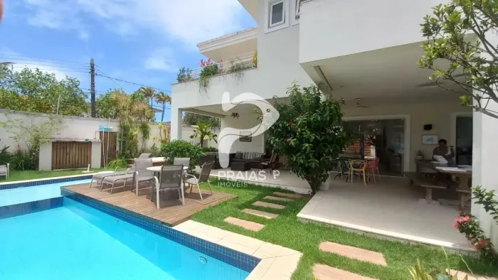 Casa com piscina, 5 dormitórios, Jardim Virgínia, Guarujá
