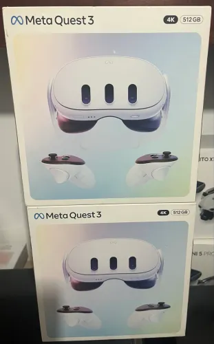 Meta Quest 3 512GB Branco - Tela 4K Novo Lacrado