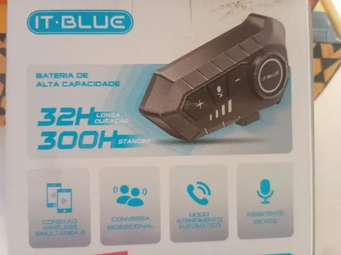 Fone para capacete