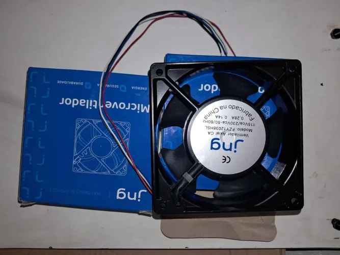 Eletroventilador e filtros 2 unid. De cada