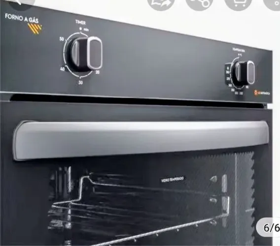 Forno elétrico a gás