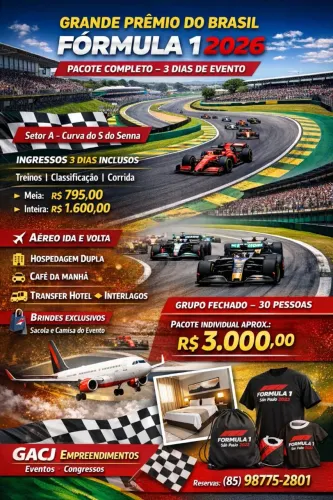 Corrida de fórmula um no Brasil 
