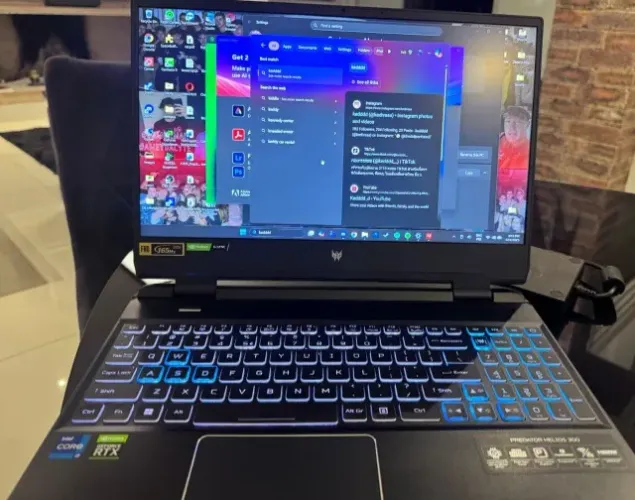 Acer Predator Helios 300 - PH315-55, RTX 3060, i7-12700H (12º geração), 165HZ, 15,7""
