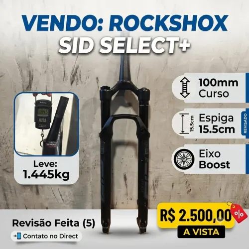 Suspensão Rock Shox Sid Select Boost