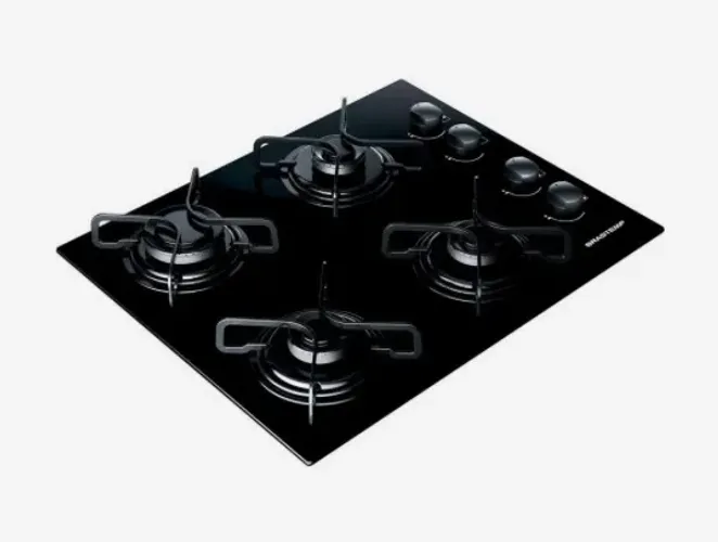 Cooktop 4 Bocas Brastemp com Grades Piatina e Acendimento Automático - BDD61AE