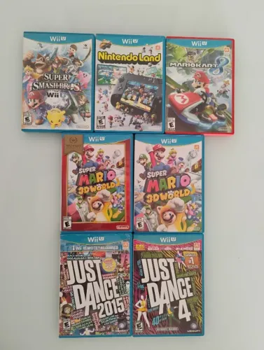 jogos para nintendo Wii U originais - favor ler anúncio