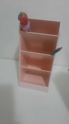 Porta lápis rosa