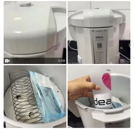 Autoclave idealine 8 Litros - usada 2x