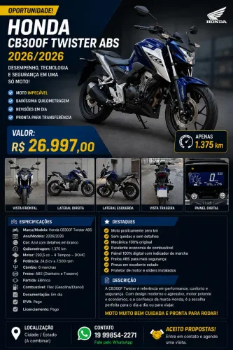 CB 300F Twister