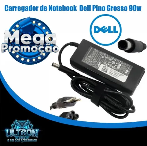 Carregador de Notebook Dell Pino Grosso 90w