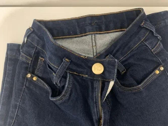 Calça Jeans Azul Escuro - Canal da Mancha