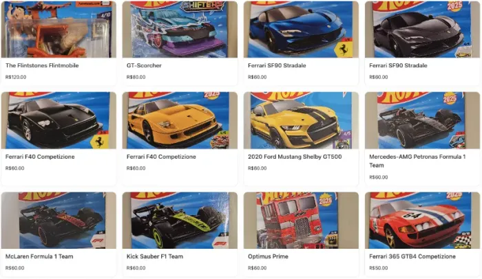 Hot Wheels Mainline - valores nas imagens