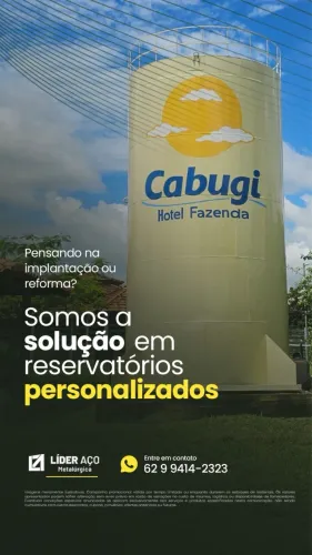 Reservatório: Caixa d?água tipo taça e tubular