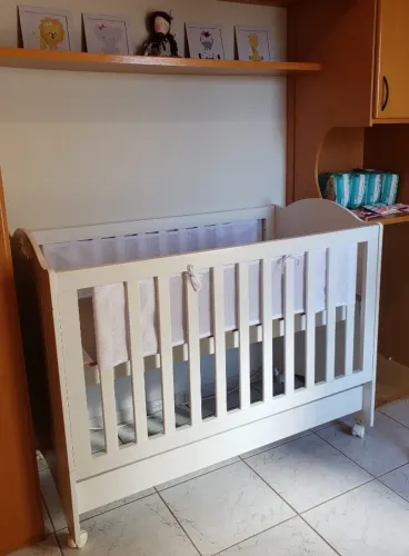 Berço Americano Divicar 2 em 1 (Vira Mini Cama) - MDF